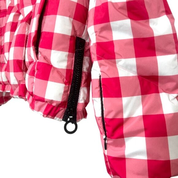 Goldbergh Bardot Puffer Jacket Gingham Down Ski Coat US 6 Pre-Loved - Picture 2 of 6